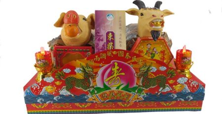 神明壽誕祝壽用面線豬羊